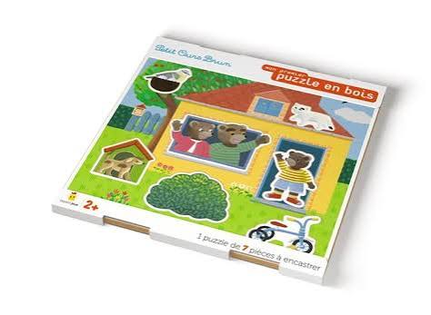 PETIT OURS BRUN : MON PREMIER PUZZLE EN BOIS