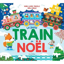PETIT TRAIN DE NOEL - LIVRE PUZZLE