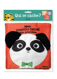 MON COUCOU CACHE DES ANIMAUX - LIVRE TISSU