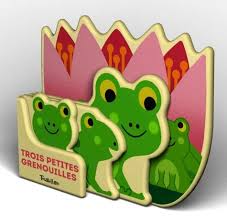 TROIS PETITES GRENOUILLES - LIVRE BAIN