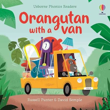 ORANGUTAN WITH A VAN